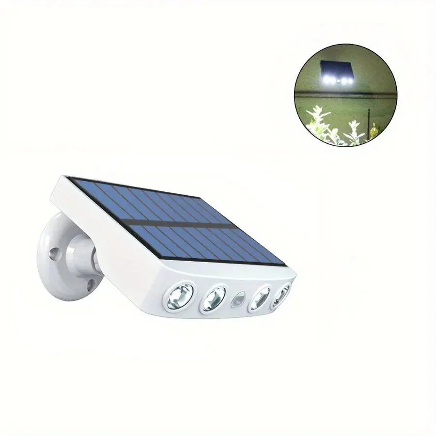 Projecteur LED Solaire Détecteur de Mouvement Blanc - Blanc froid