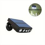 Projecteur LED Solaire Détecteur de Mouvement Noir - Blanc chaud