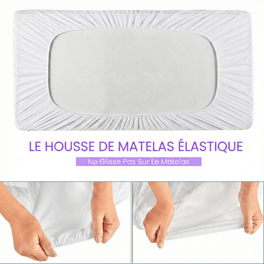 Protège Matelas Imperméable Berceau Bébé - 60x120x20cm
