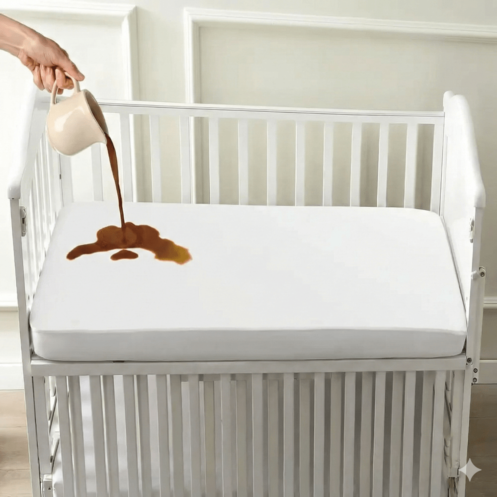 Protège Matelas Imperméable Berceau Bébé - 60x120x20cm
