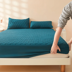 Protege Matelas Impermeable Drap Housse - Vert