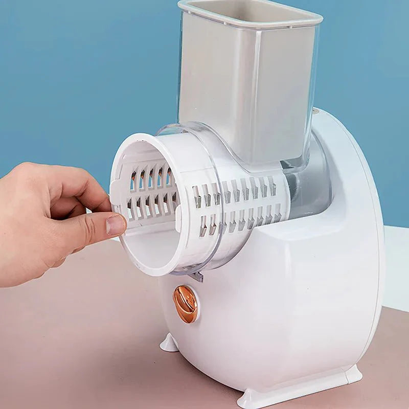 Râpe Électrique Cuisine - Blanc