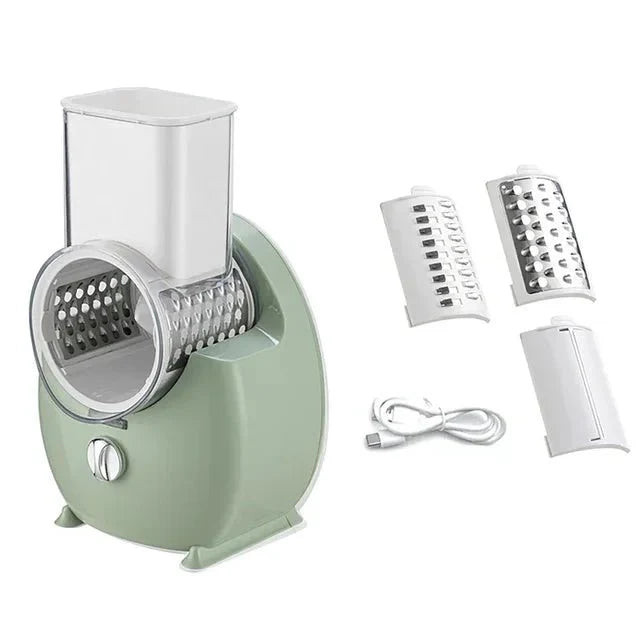 Râpe Électrique Cuisine - Vert