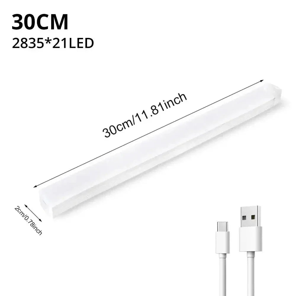Reglette LED Rechargeable avec Détecteur de Mouvement - Blanc chaud