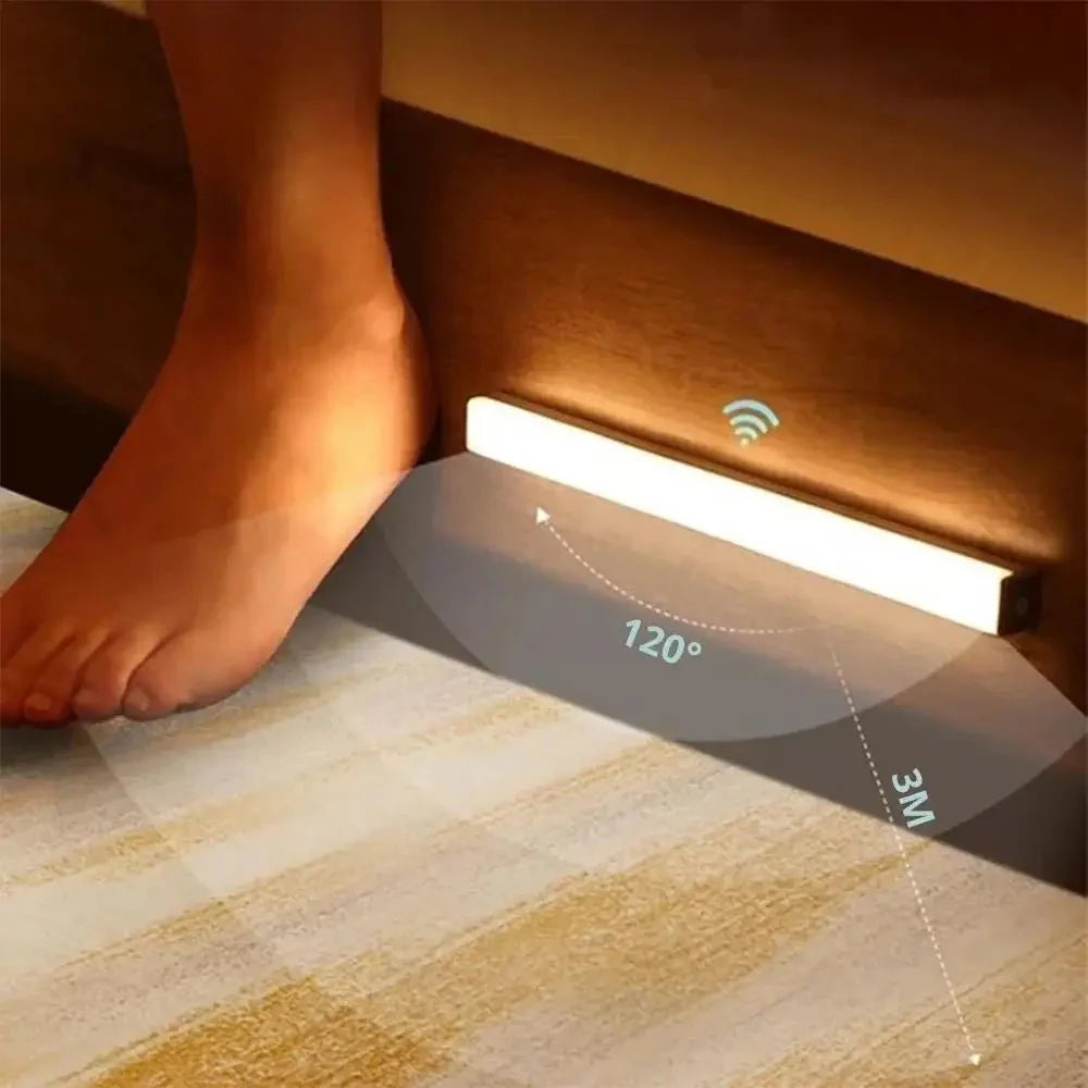 Reglette LED Rechargeable avec Détecteur de Mouvement - Blanc chaud