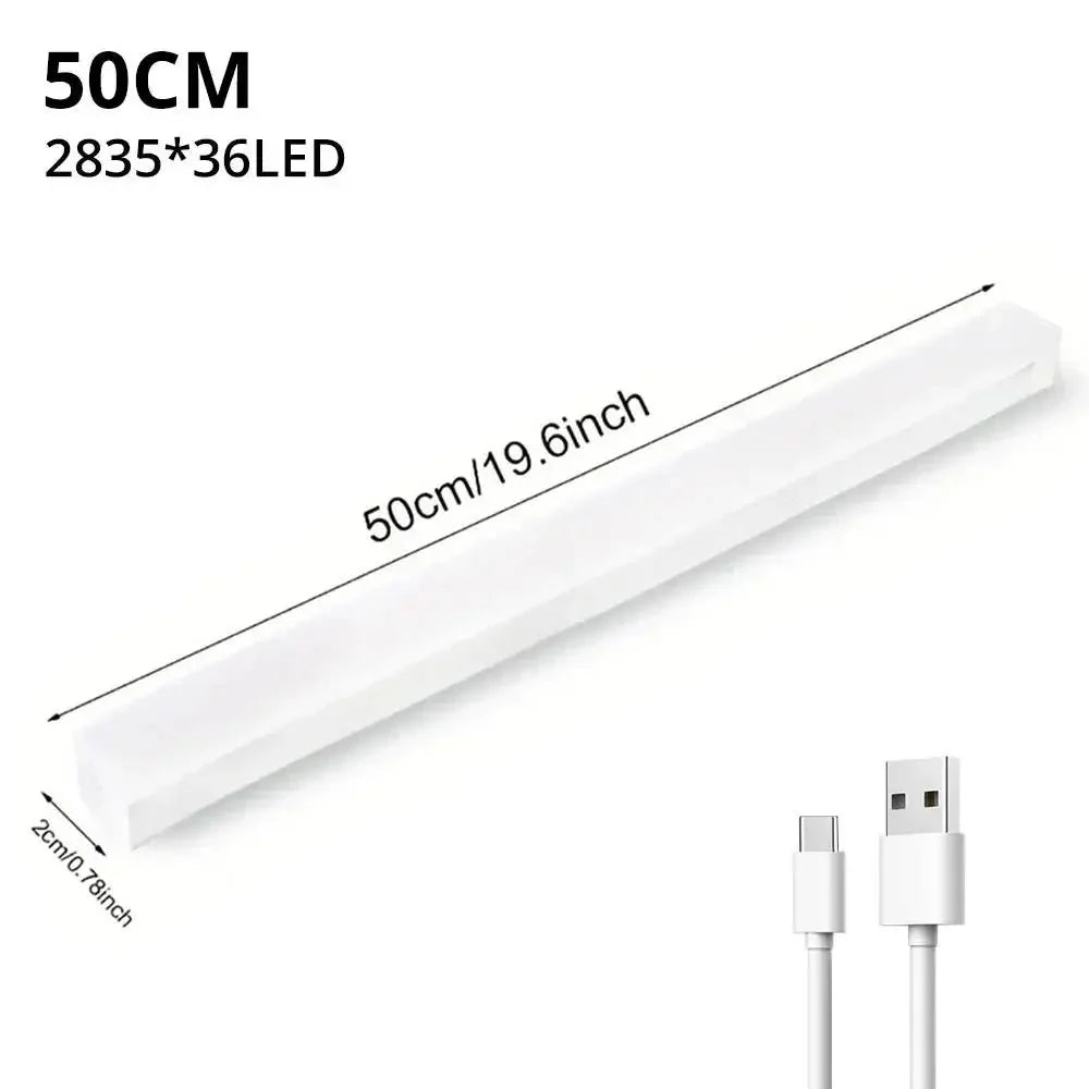 Reglette LED Rechargeable avec Détecteur de Mouvement - Blanc froid