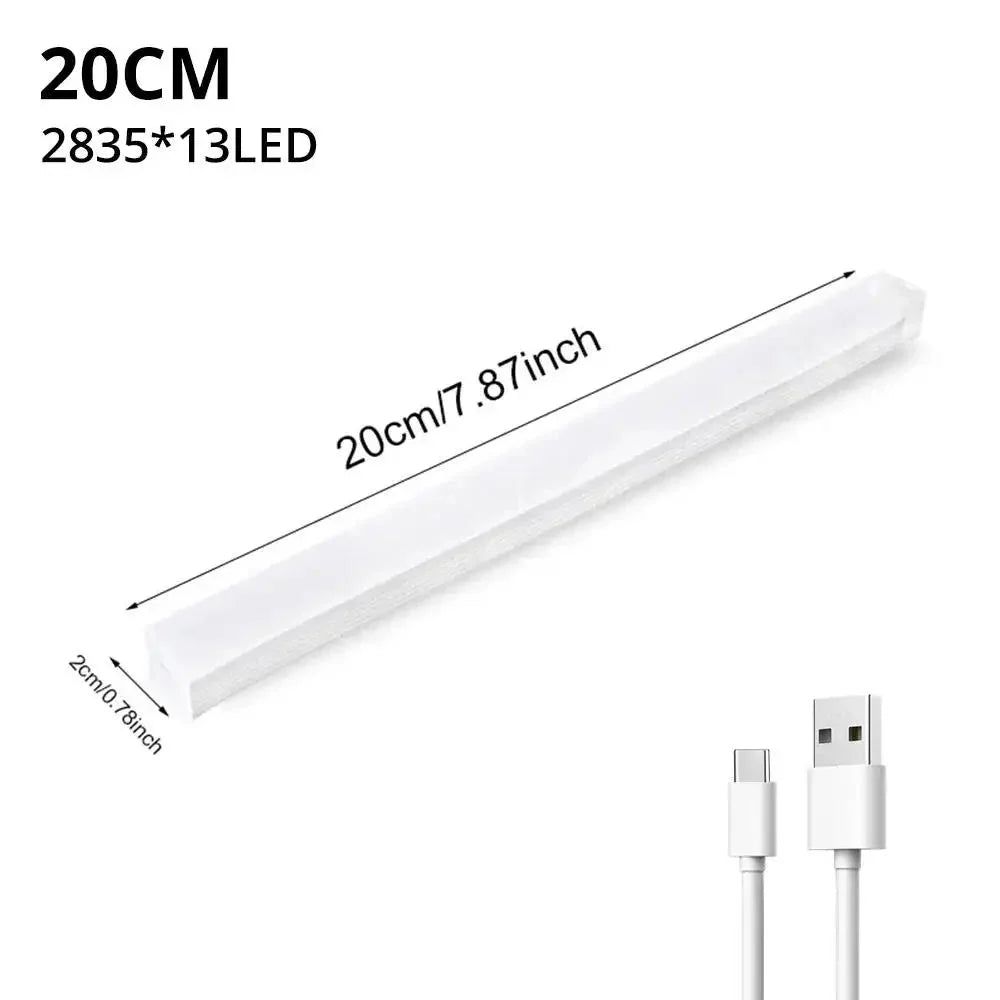 Reglette LED Rechargeable avec Détecteur de Mouvement - Blanc froid