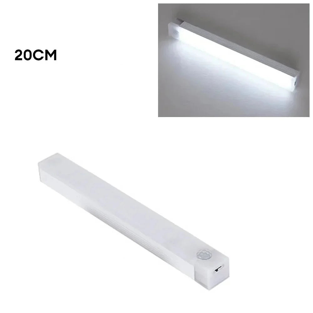 Reglette LED Sans Fil Rechargeable avec Détecteur de Mouvement - 20cm Blanc froid