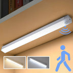 Reglette LED Sans Fil Rechargeable avec Détecteur de Mouvement - 30cm Blanc chaud