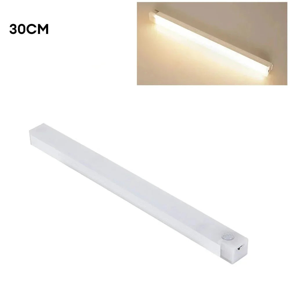 Reglette LED Sans Fil Rechargeable avec Détecteur de Mouvement - 50cm Blanc froid