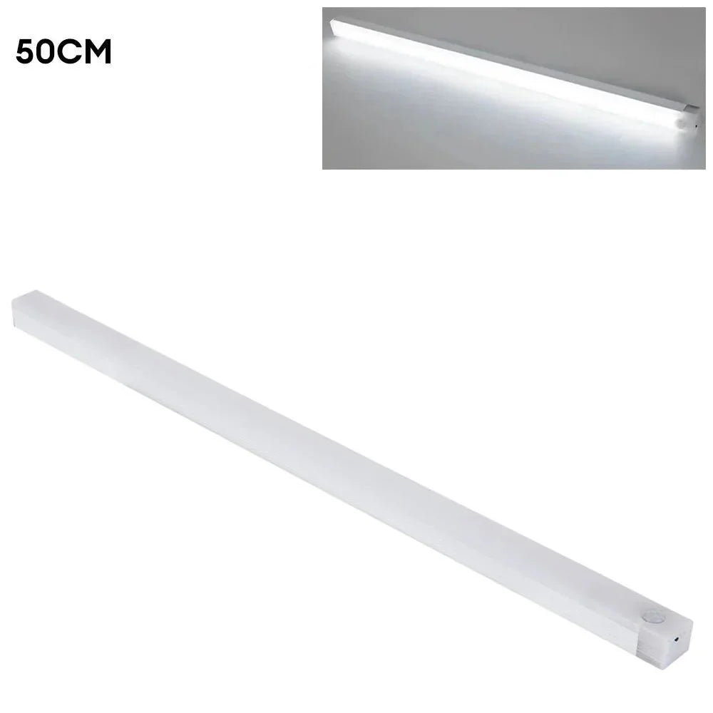 Reglette LED Sans Fil Rechargeable avec Détecteur de Mouvement - 50cm Blanc froid
