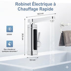 Robinet Chauffe Eau avec Affichage Digital de Température -