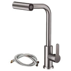 Robinet Cuisine avec Douchette Extractible Multijets - Argent