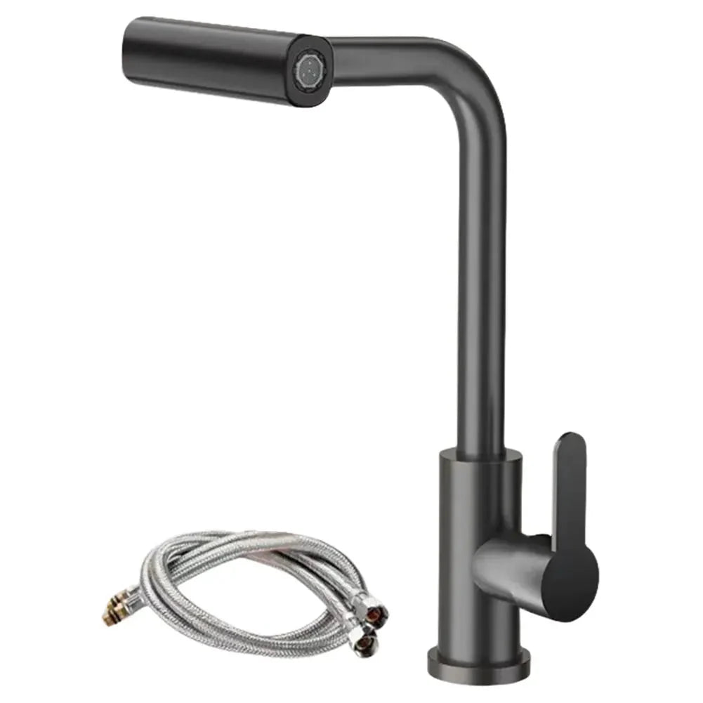 Robinet Cuisine avec Douchette Extractible Multijets - Noir