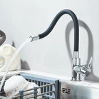 Robinet Cuisine Flexible - Noir
