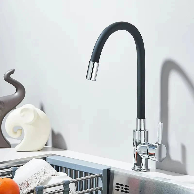 Robinet Cuisine Flexible - Noir