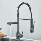 Robinet Cuisine Industriel avec Douchette et Ressort Flexible - A