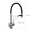 Robinet Cuisine Légèrement Flexible - B