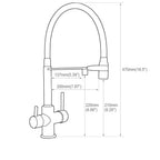 Robinet Cuisine Légèrement Flexible - B