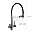 Robinet Cuisine Légèrement Flexible - C