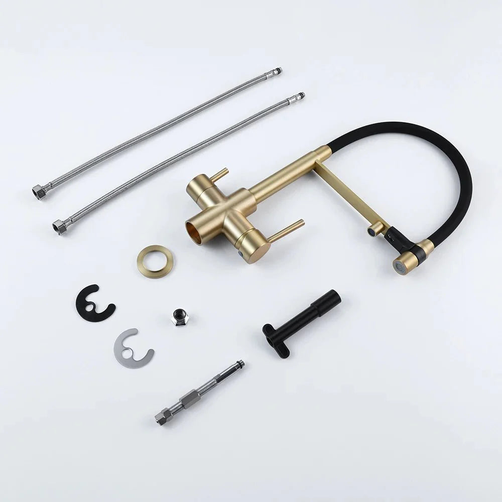 Robinet Cuisine Légèrement Flexible - D