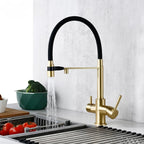 Robinet Cuisine Légèrement Flexible - D
