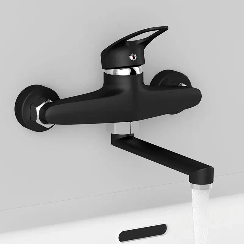 Robinet Cuisine Mural - Chrome