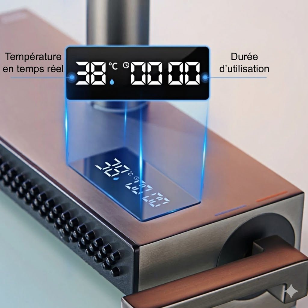 Robinet de Cuisine avec Affichage Digital de la Température - C