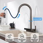 Robinet de Cuisine avec Affichage Digital de la Température - C