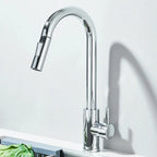 Robinet de Cuisine avec Petite Douchette Extractible - B
