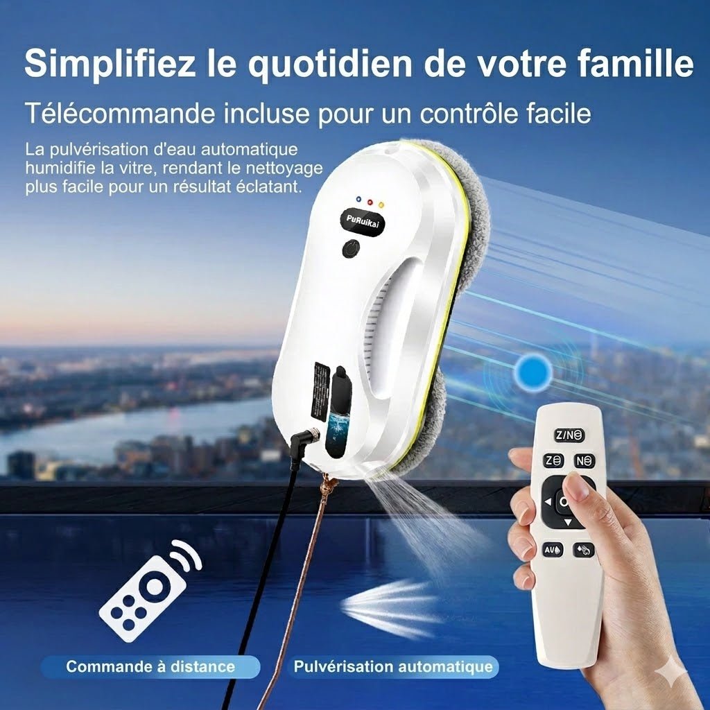 Robot Lave - Vitre 5600 Pa -