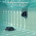 Robot Nettoyeur Piscine Fond Parois et Ligne d'Eau -