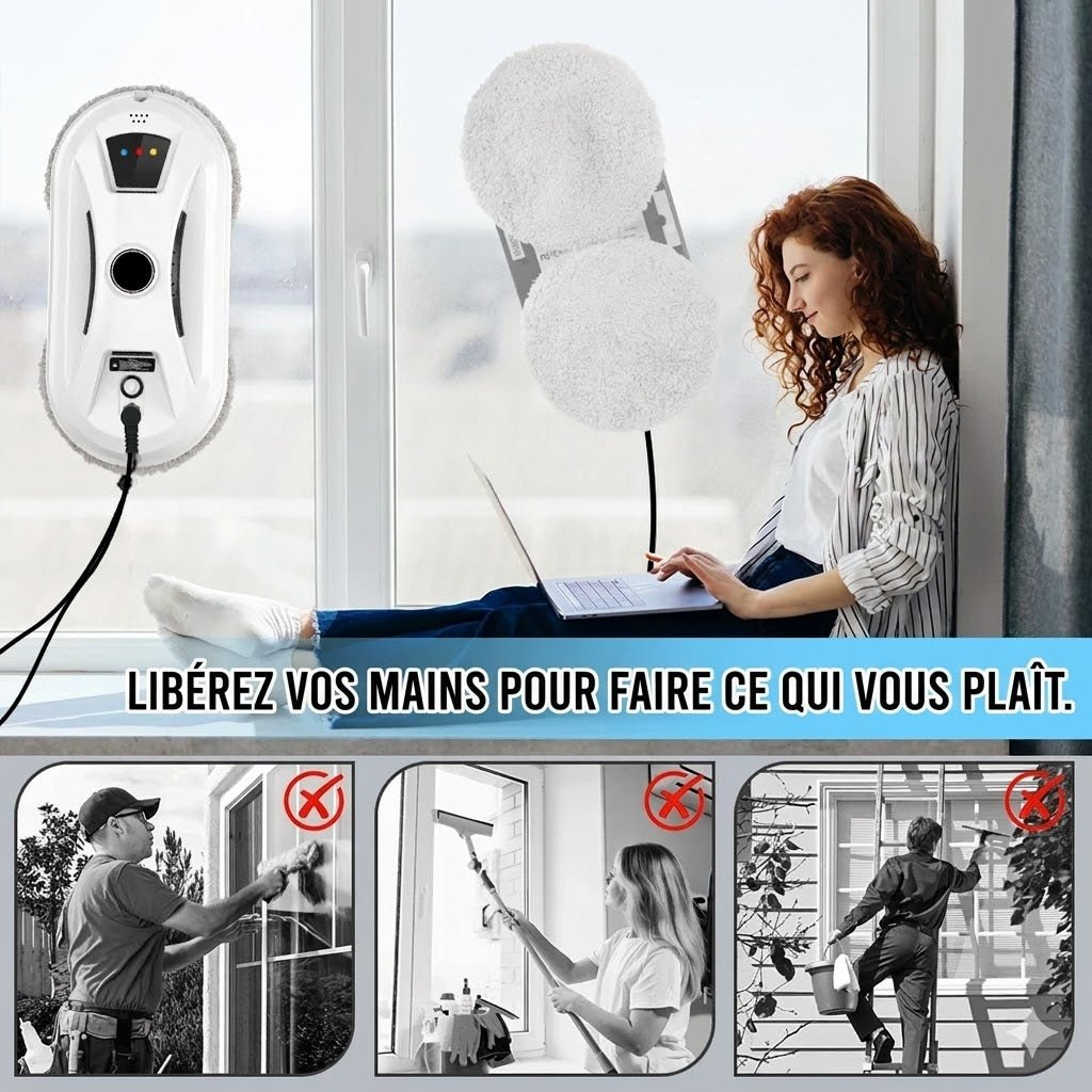 Robot Nettoyeur Vitres 5600 Pa -