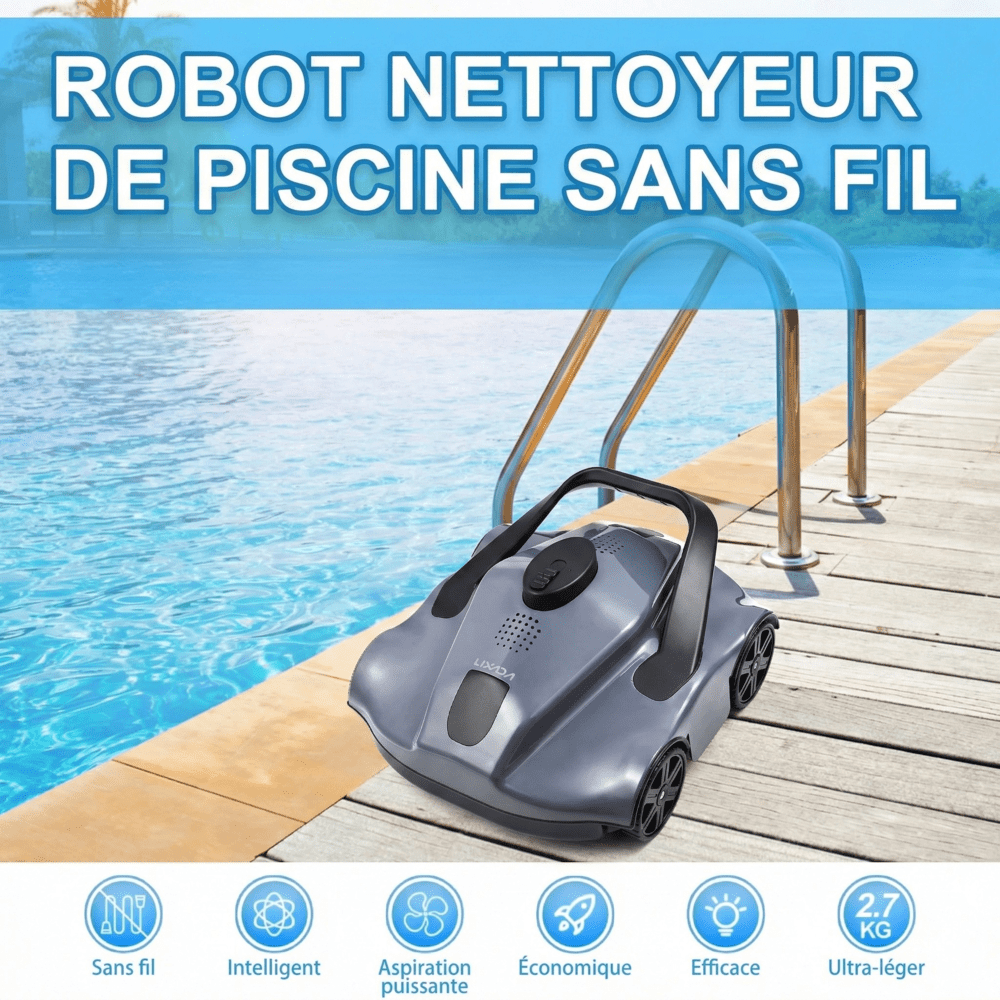 Robot Piscine Sans Fil Pas Cher -