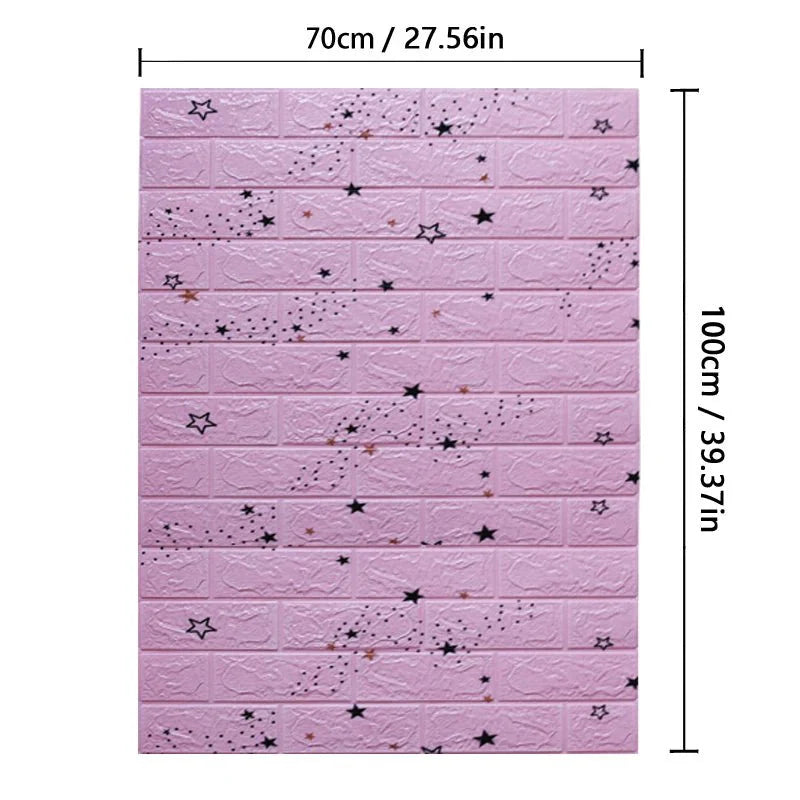 Rouleau Papier Peint 3D Adhésif - H