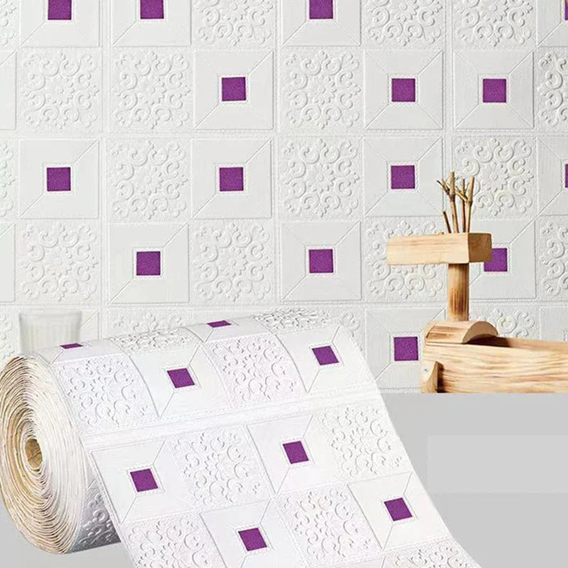 Rouleau Papier Peint 3D Adhésif - J