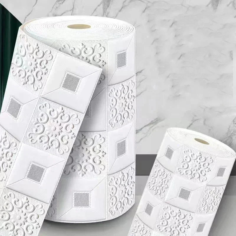 Rouleau Papier Peint 3D Adhésif - L