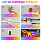 Ruban LED Extérieur Connecté Waterproof - 60M