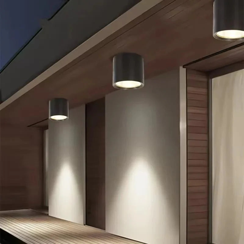 Spot Extérieur en Saillie LED Noir IP65 - Blanc froid