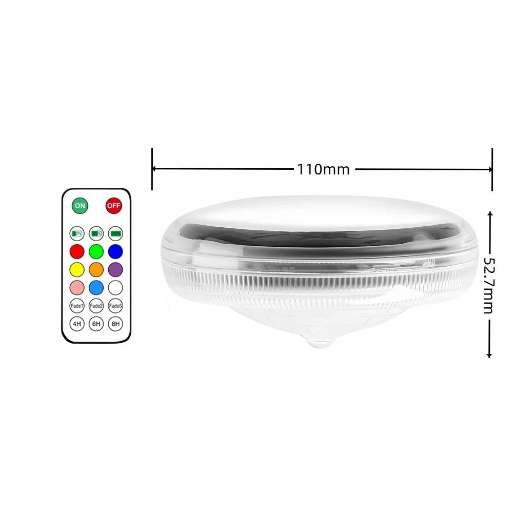 Spot LED Solaire Flotant Piscine -