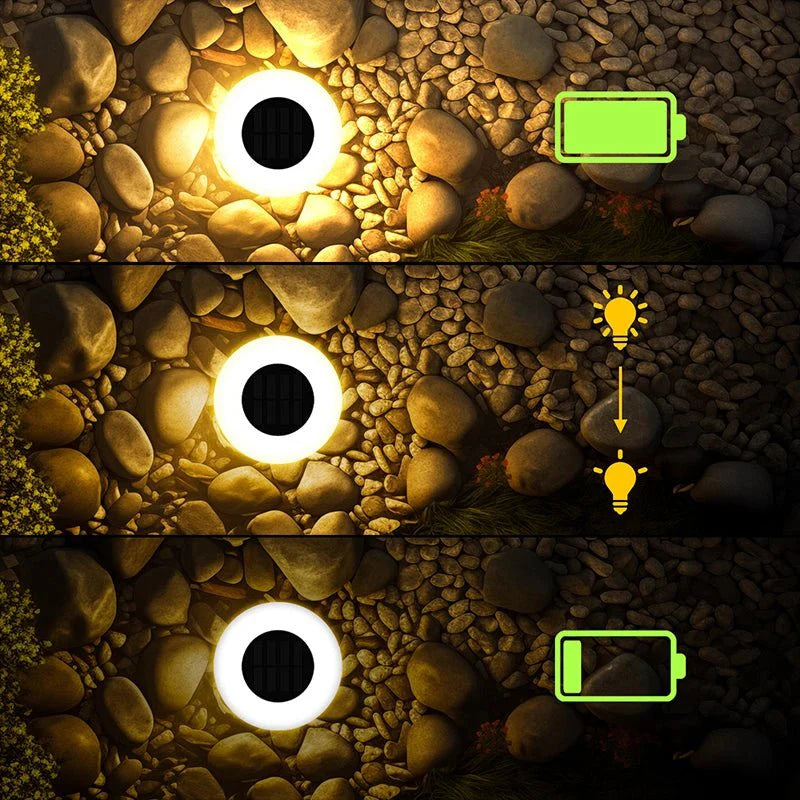 Spot LED Solaire pour Jardin - Blanc chaud