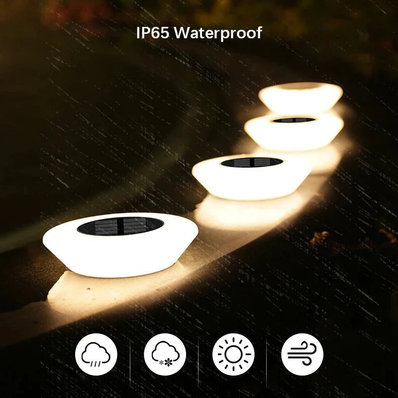 Spot LED Solaire pour Jardin - Blanc chaud
