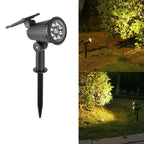 Spot Solaire Orientable à Piquer - Blanc chaud