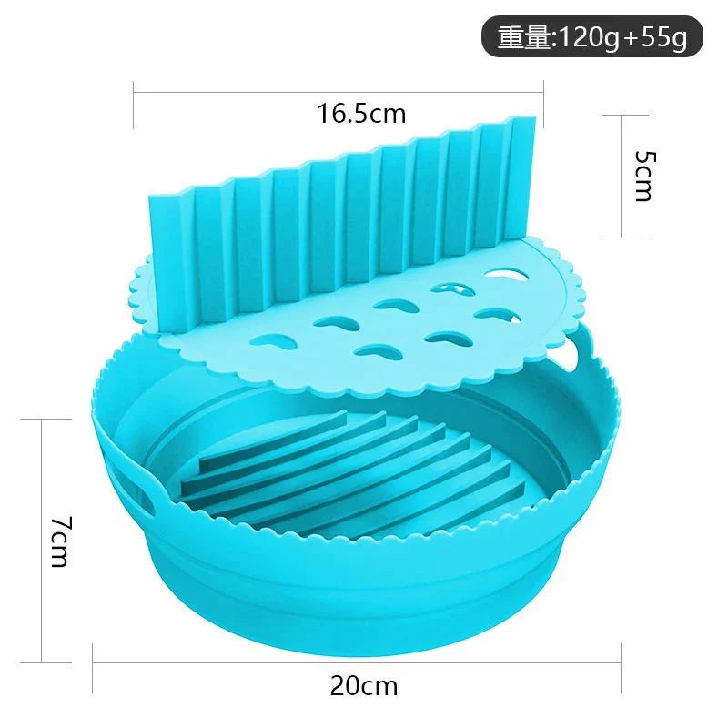 Support de Cuisson Silicone Air Fryer - Bleu