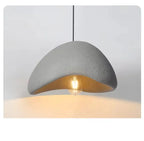 Suspension Design Organique Forme Galet - A Gris