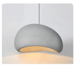 Suspension Design Organique Forme Galet - B Gris