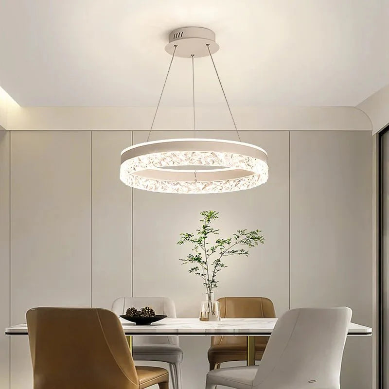 Suspension Halo Lumineux - Blanc