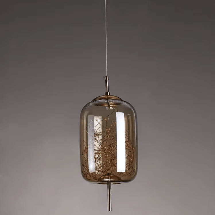 Suspension LED Boule de Cristal Ciel Étoilé Design - A