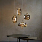 Suspension LED Boule de Cristal Ciel Étoilé Design - A