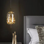 Suspension LED Boule de Cristal Ciel Étoilé Design - B